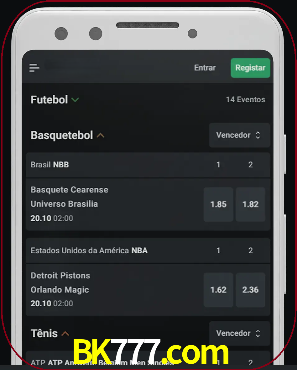 Aposte e assista aos esportes em formato ao vivo.